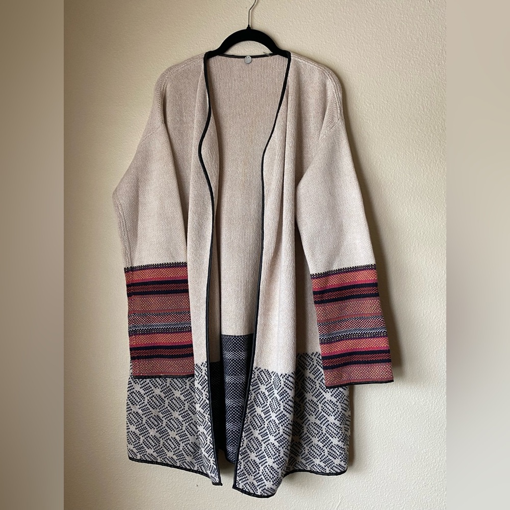 Margaret O’Leary Long Cardigan, Size Large